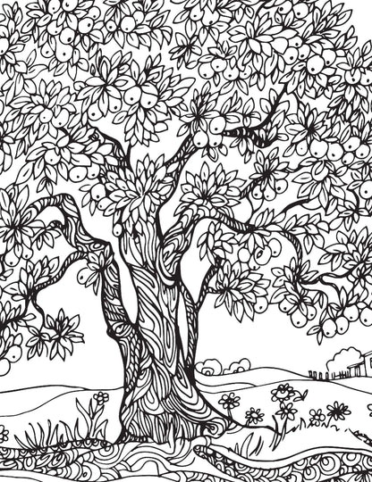 Countryside Adult Colouring Book for Adults | Beautiful Rural Landscapes, Scenic Villages & Nature Designs to Spark Creativity, Boost Focus, Relieve Stress & Promote Inner Peace