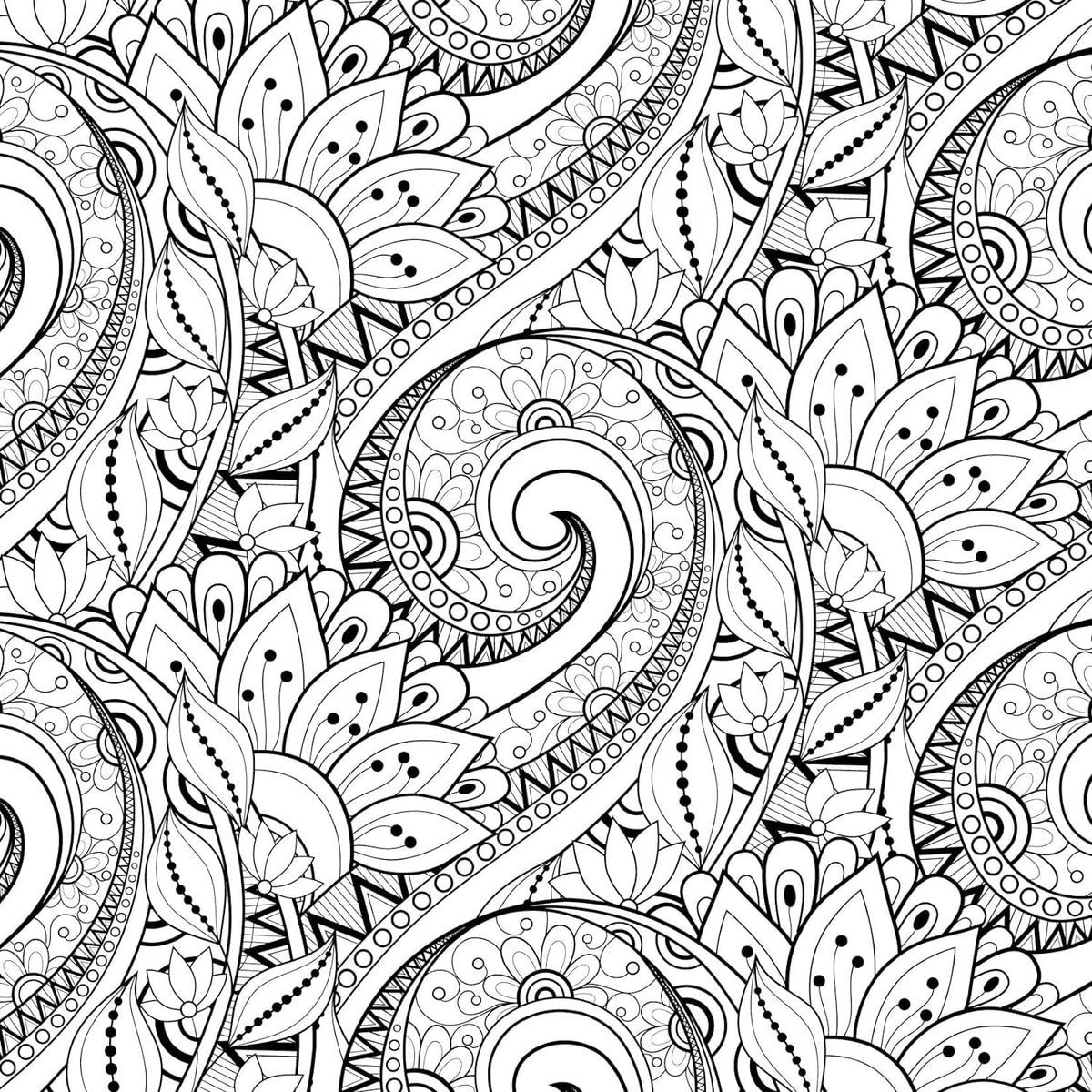 Refreshing Mandala Colouring Book for Adults Book 5| Intricate Mandala Designs for Mindfulness, Relaxation & Creativity | High Quality Paper for Pens, Pencils & Markers