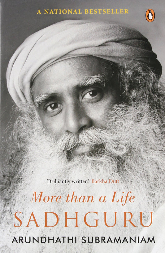 Sadhguru: More than a Life by Arundhathi Subramaniam book cover