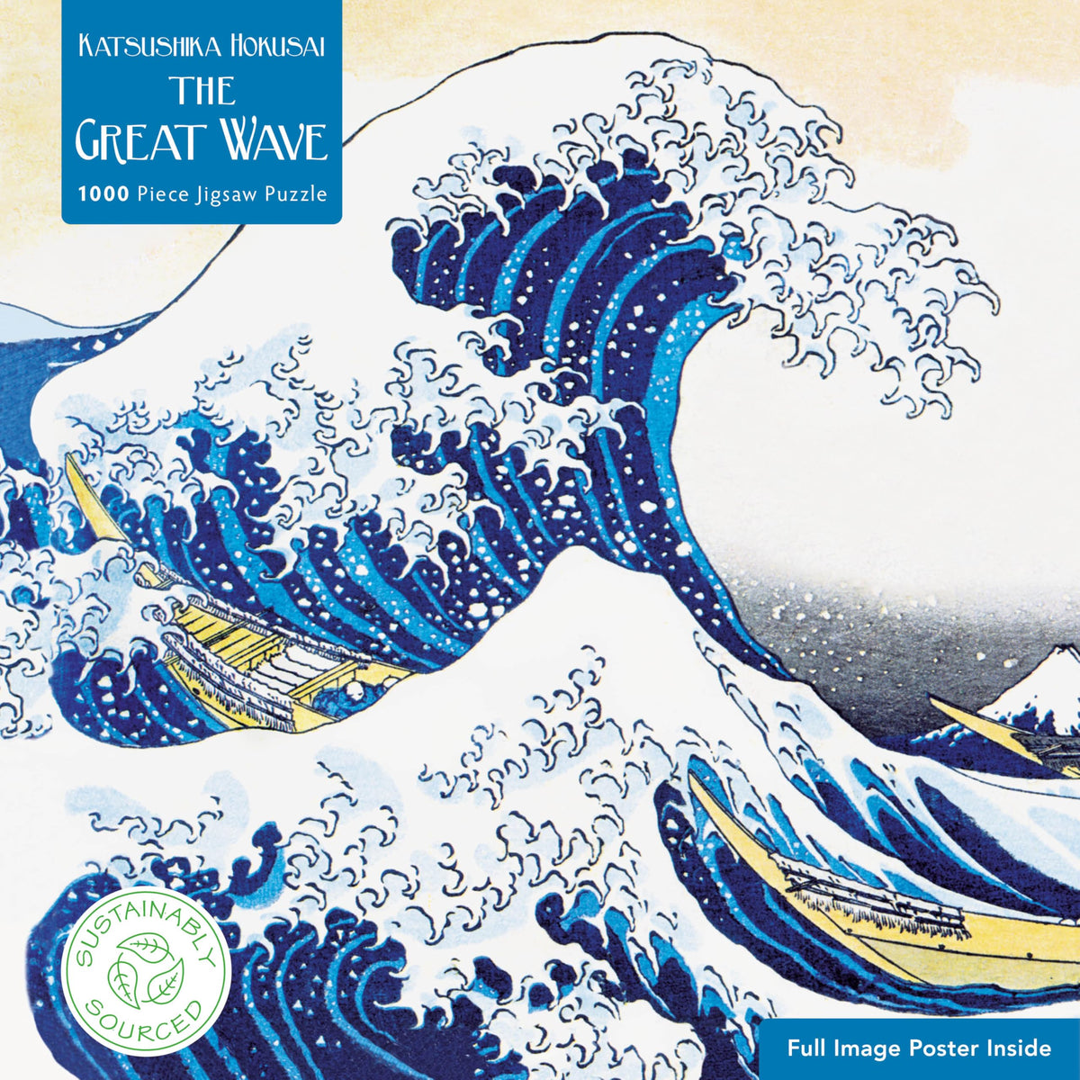 Adult Jigsaw Hokusai: The Great Wave: 1000 Piece Jigsaw