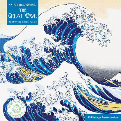 Adult Jigsaw Hokusai: The Great Wave: 1000 Piece Jigsaw