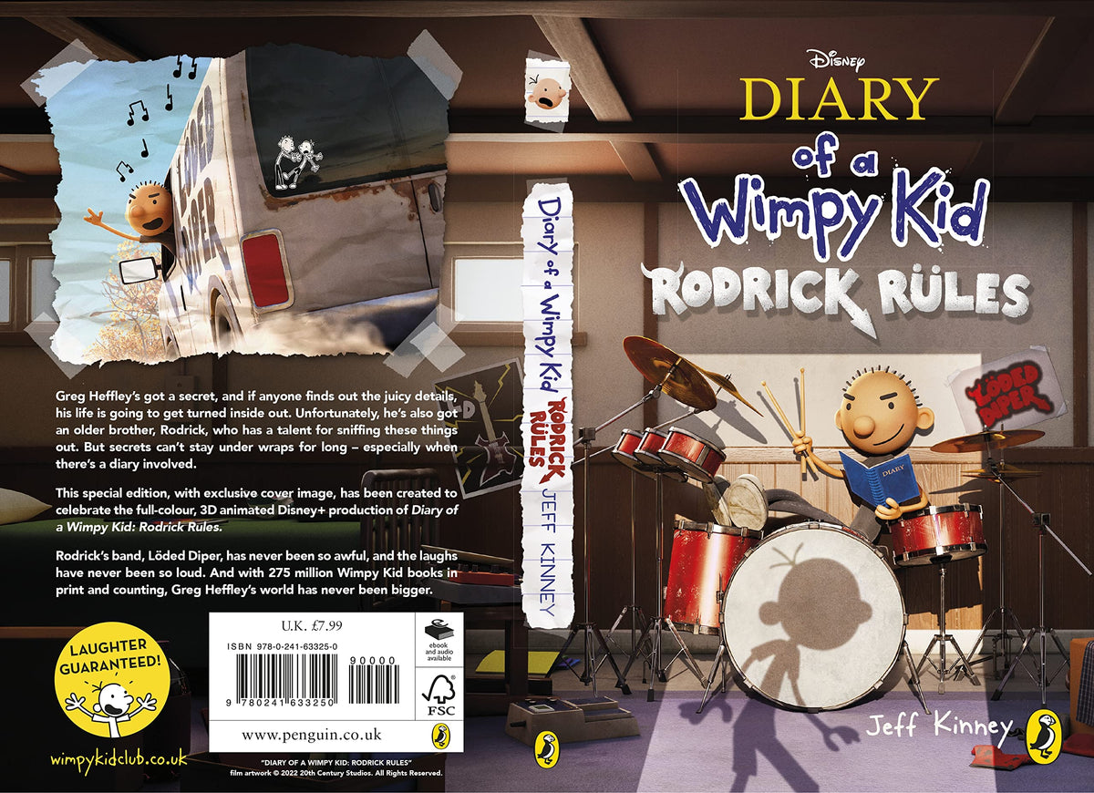 Diary of a Wimpy Kid: Rodrick Rules (Book 2): Special Disney+ Cover Edition