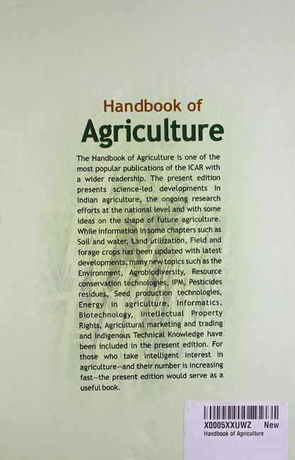 Handbook of Agriculture: Facts and Figures for Farmers Students and All Interested in Farming 6th edn