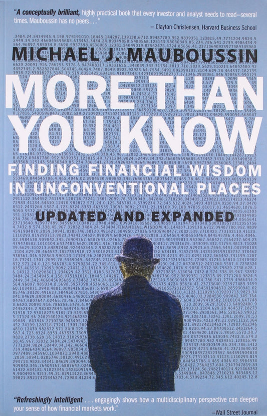 More Than You Know: Finding Finincial Wisdom In Unconventional Places by Michael J. Mauboussin book cover