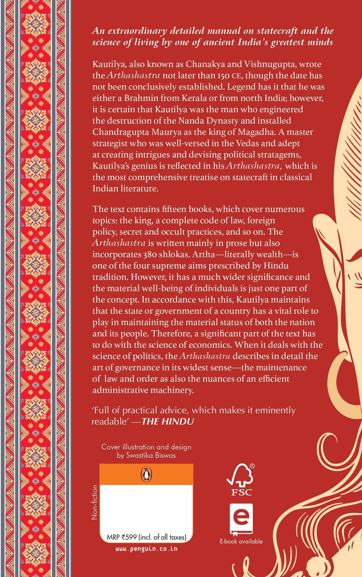 The Arthashastra: Chanakya's Timeless Classic on Statecraft, Politics, Economics, Leadership, Governance & Indian Philosophy | Collectible Edition