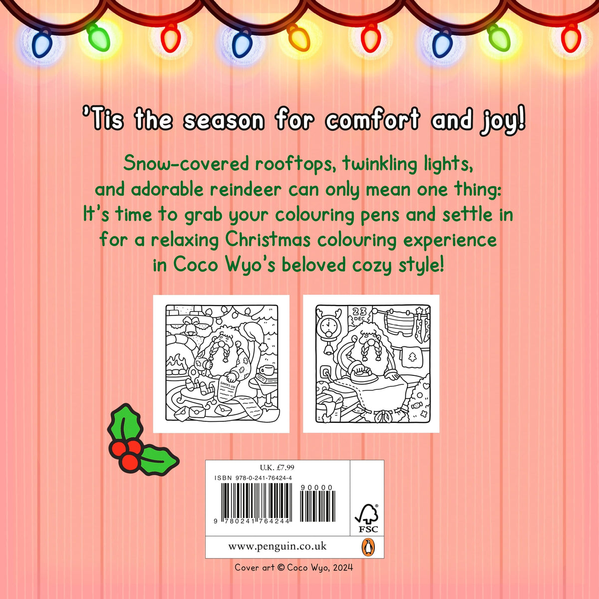 Cozy Christmas: Coloring Books for Adults by Coco Wyo | Cute Christmas Coloring Pages, Festive Cozy Scenes, Stress Relief & Relaxation: The Cute and Relaxing Festive Colouring Book