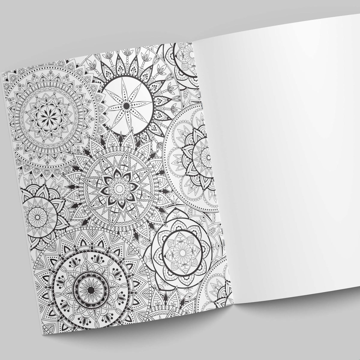 Adult Colouring Book - Mandala Colour Therapy - Colouring Activity Books for Adults - Creative Colouring Book to Reduce Stress
