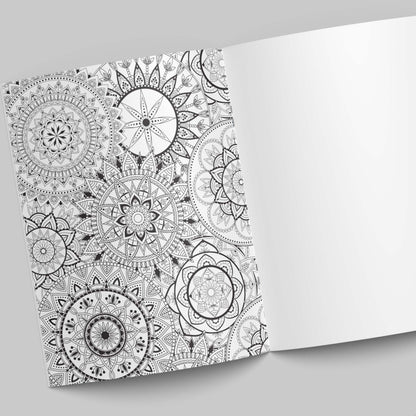 Adult Colouring Book - Mandala Colour Therapy - Colouring Activity Books for Adults - Creative Colouring Book to Reduce Stress