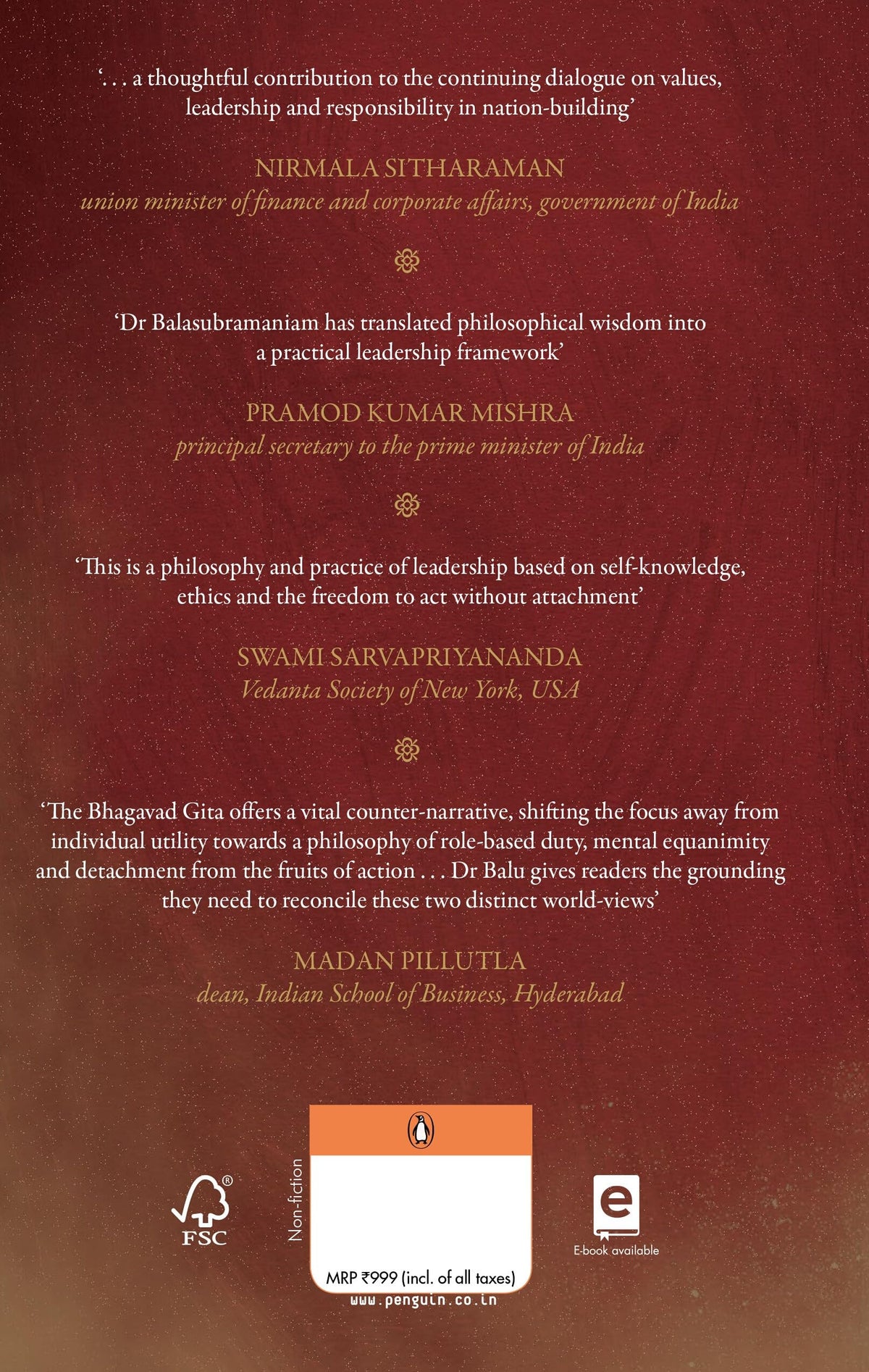 The Inner Charioteer: Lessons from the Bhagavad Gita for Purposeful and Effective Leadership | Ancient Indian Wisdom for Business and Life