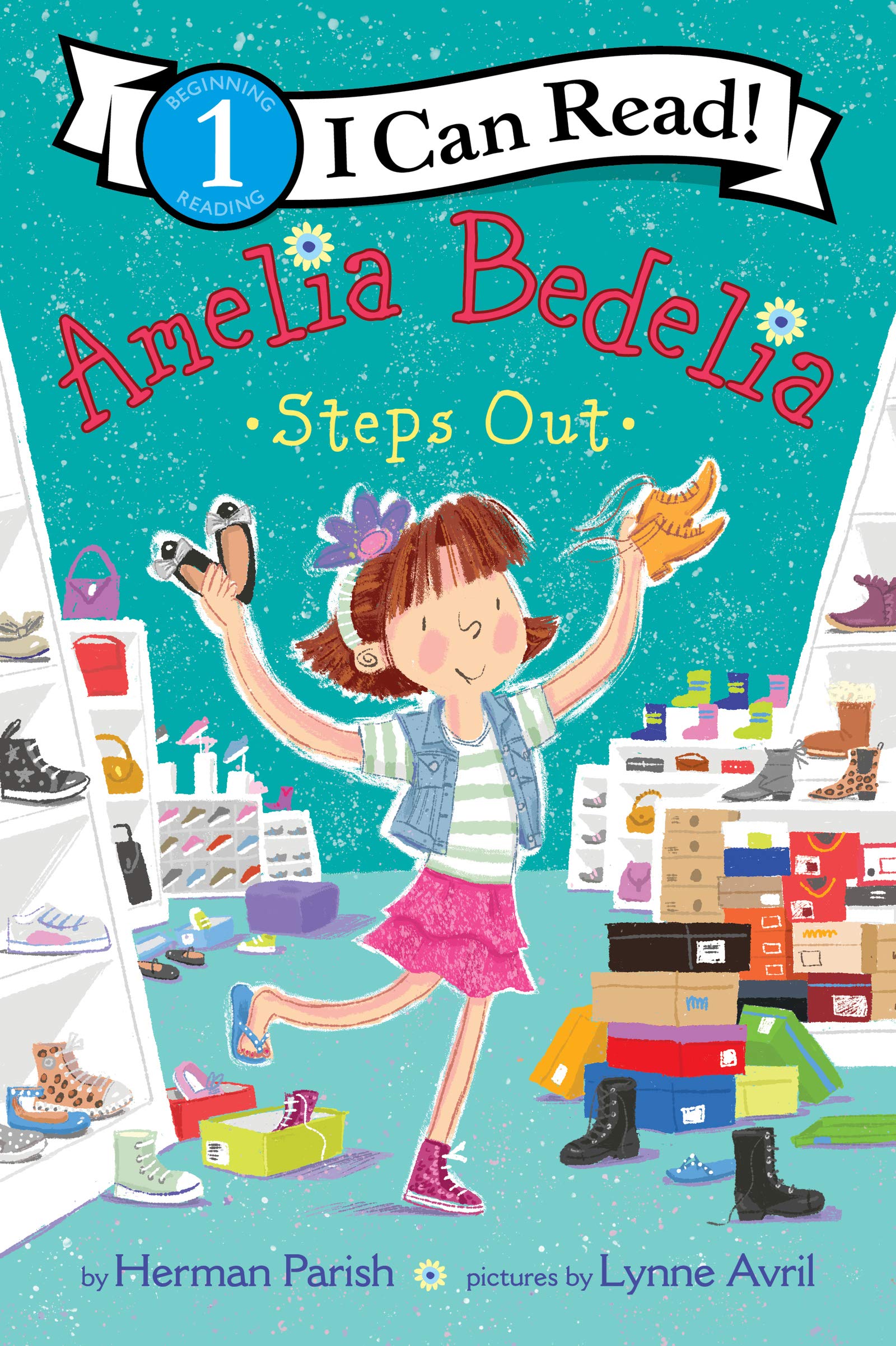 AMELIA BEDELIA STEPS OUT book cover