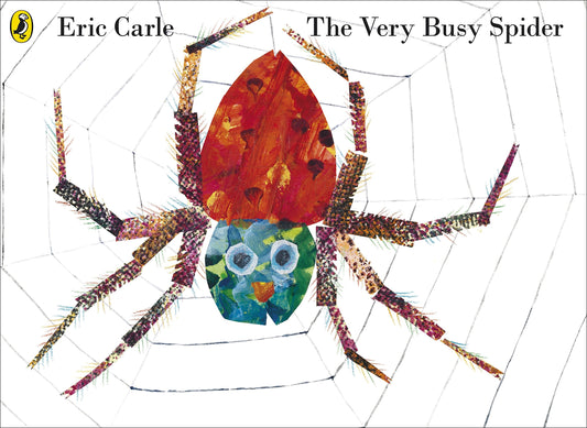 The Very Busy Spider by Eric Carle book cover