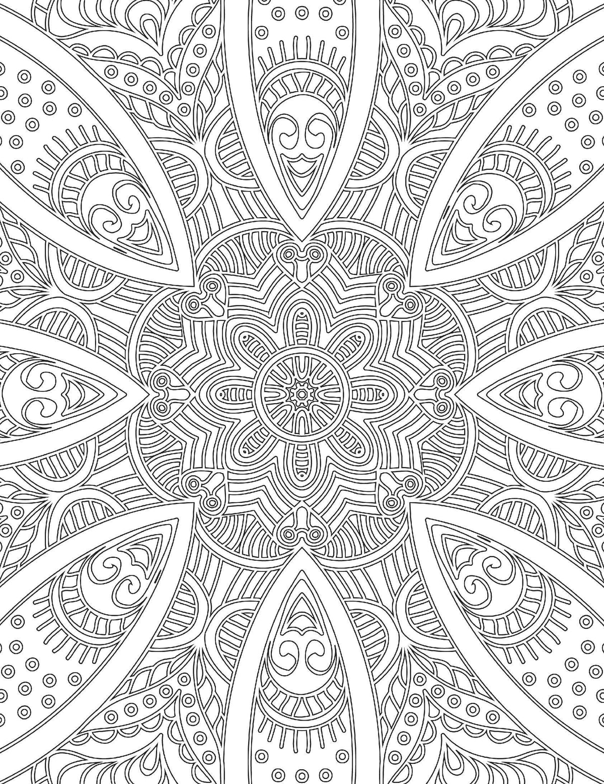 Mandala Adult Colouring Book for Adults | Beautiful Mandalas & Geometric Patterns to Relieve Stress, Improve Focus, Encourage Mindfulness and Inspire Creative Artistic Expression