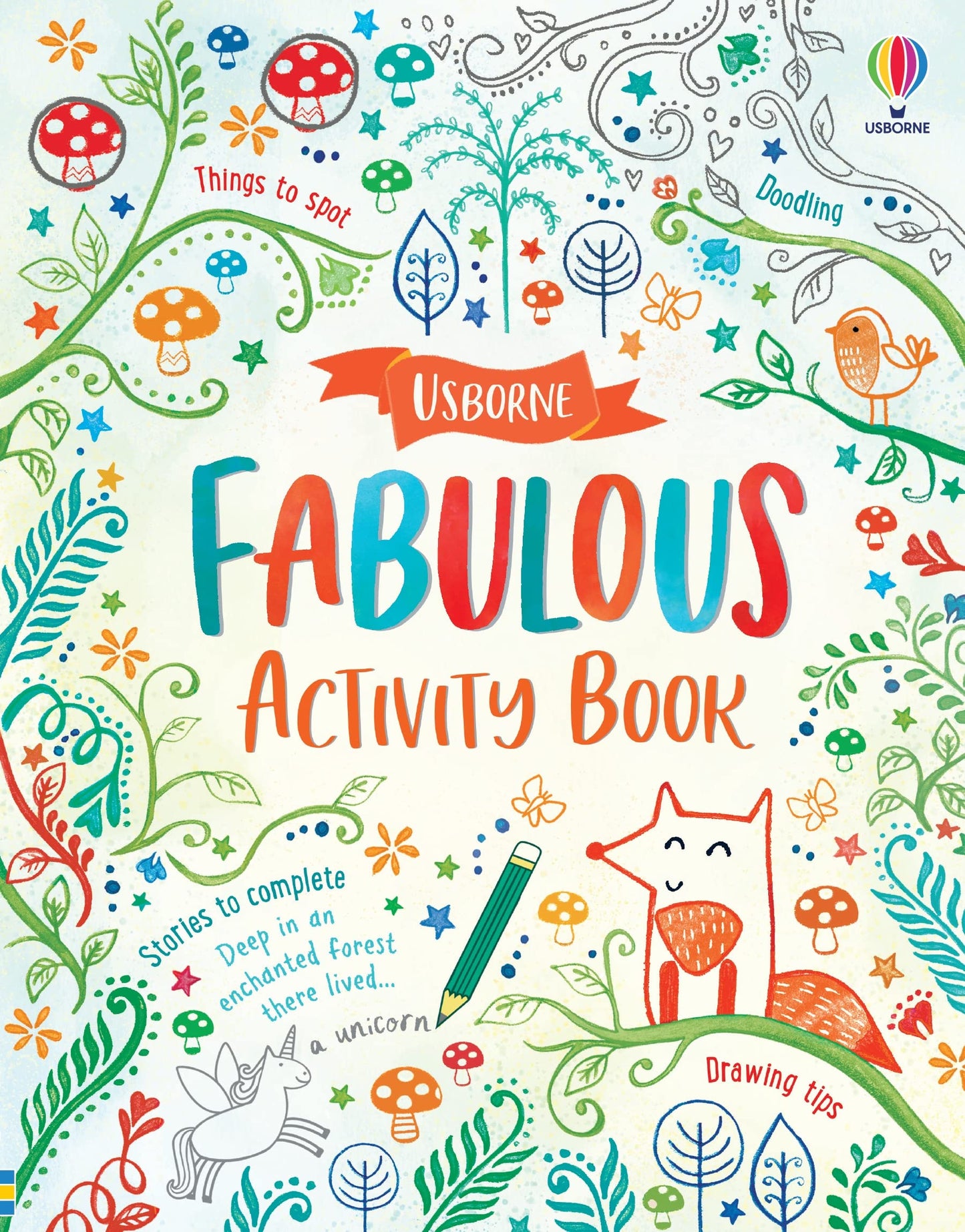 Usborne Fabulous Activity Book, The book cover