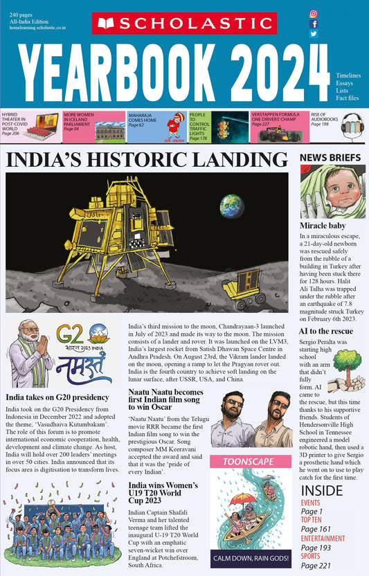 Scholastic Yearbook 2024 book cover