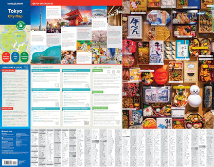 Lonely Planet Tokyo City Map: Durable, Waterproof, Easy-Fold Planning Map with Attractions & Walking Tours (Compact City Planning Maps)