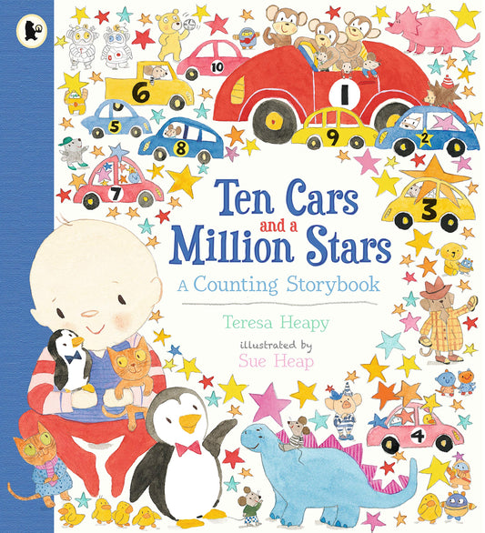 Ten Cars And A Million Stars: A Counting Storybook book cover