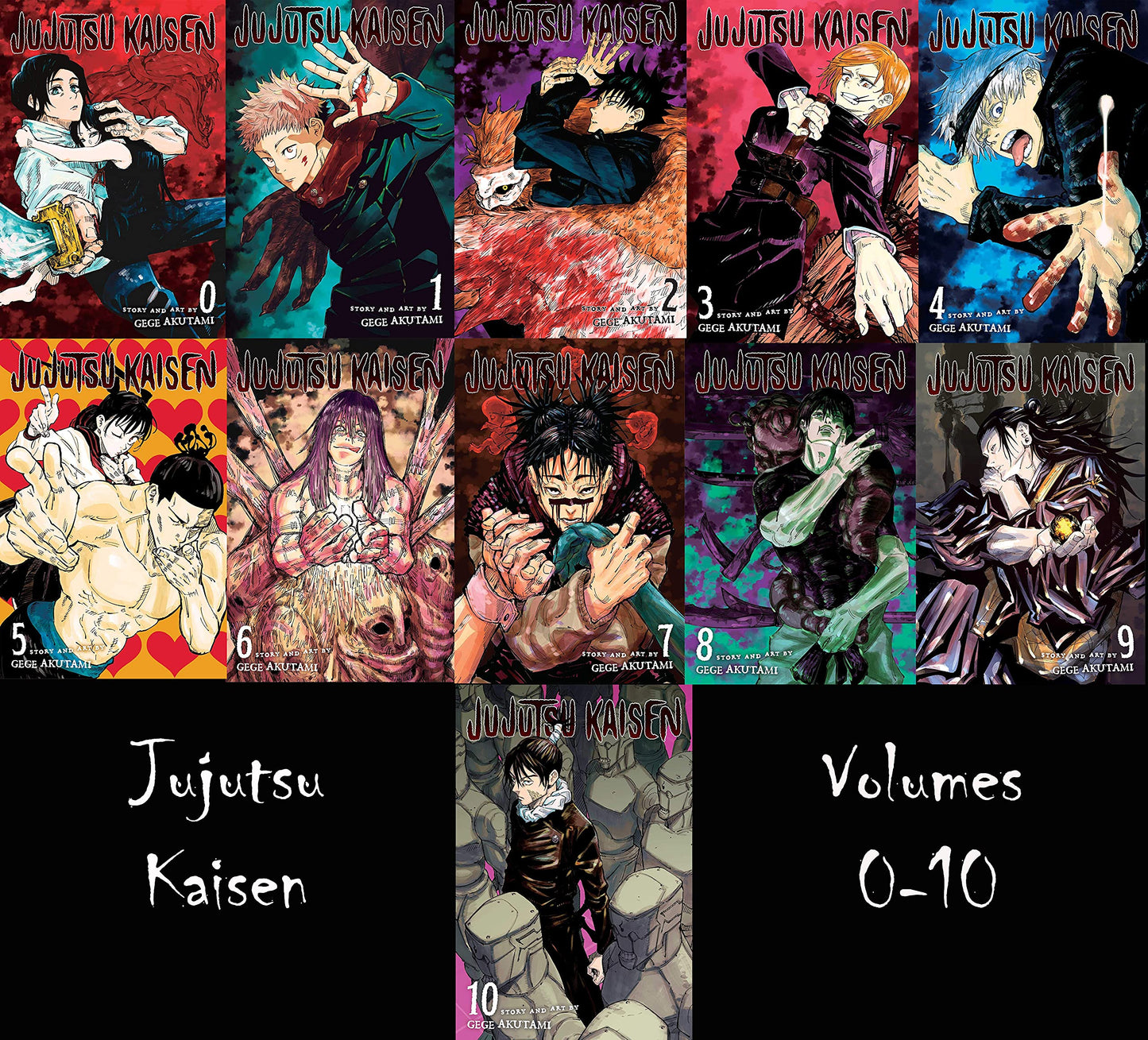 Jujutsu Kaisen Manga Series Collection Box Sets By Gege Akutami