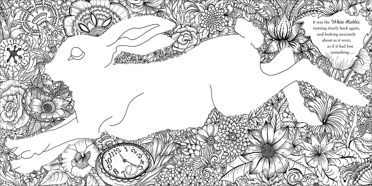 Escape to Wonderland: A Colouring Book Adventure