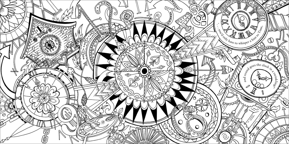 Escape to Wonderland: A Colouring Book Adventure