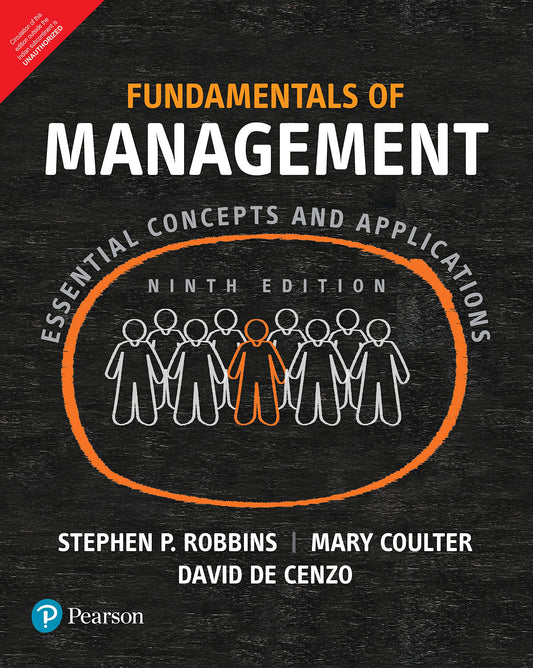 Fundamentals of Management 9ed by Robbins (Author) book cover