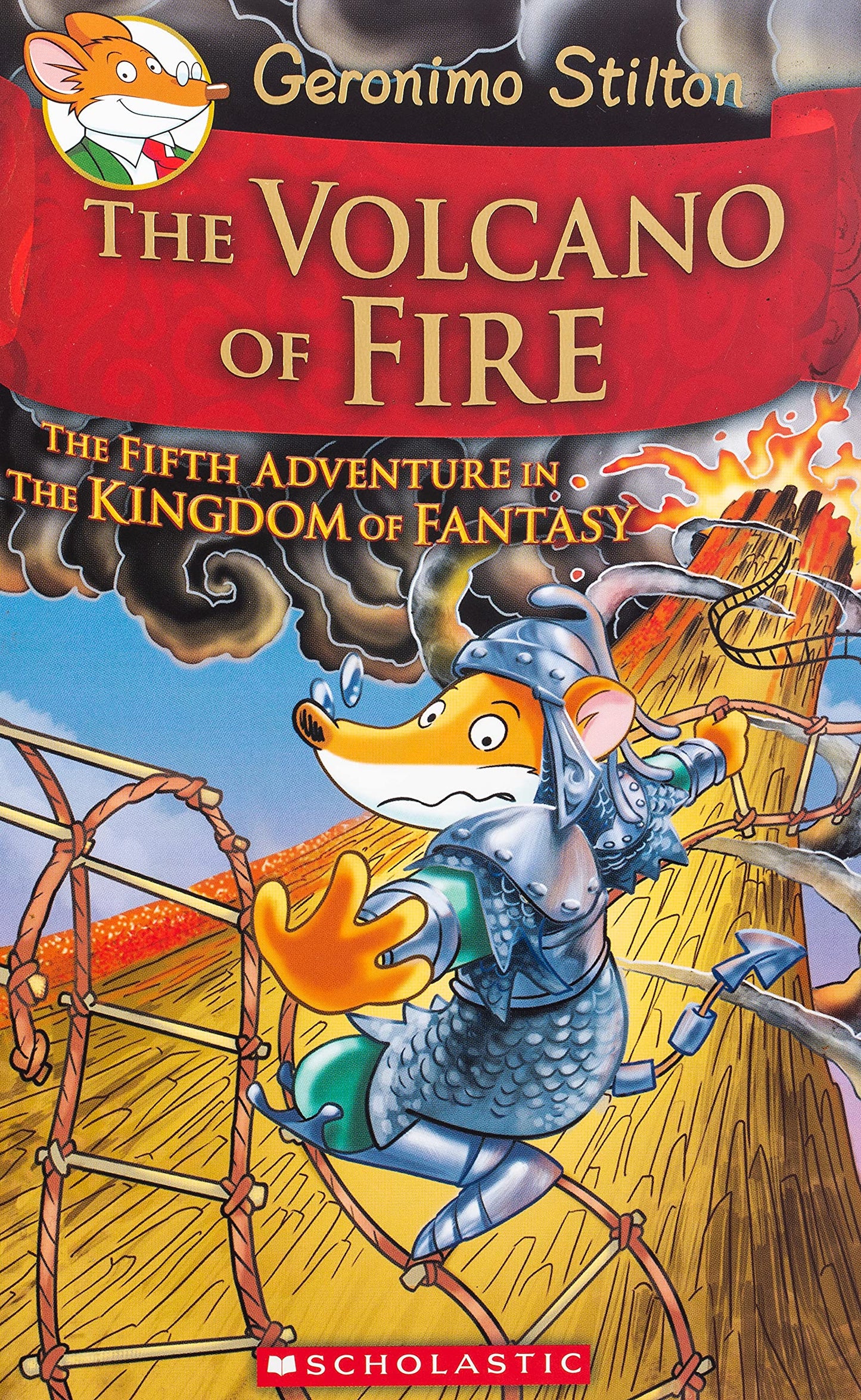 The Volcano of Fire: 5 Geronimo Stilton by Geronimo Stilton book cover