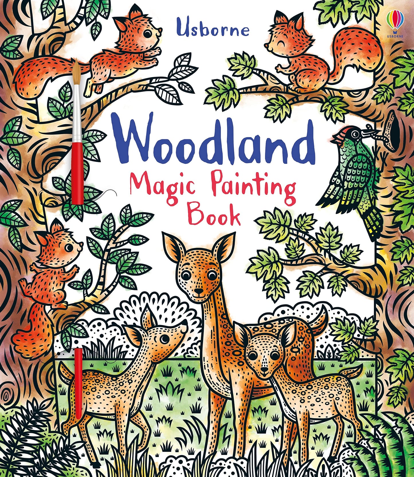 Woodland Magic Painting Book book cover