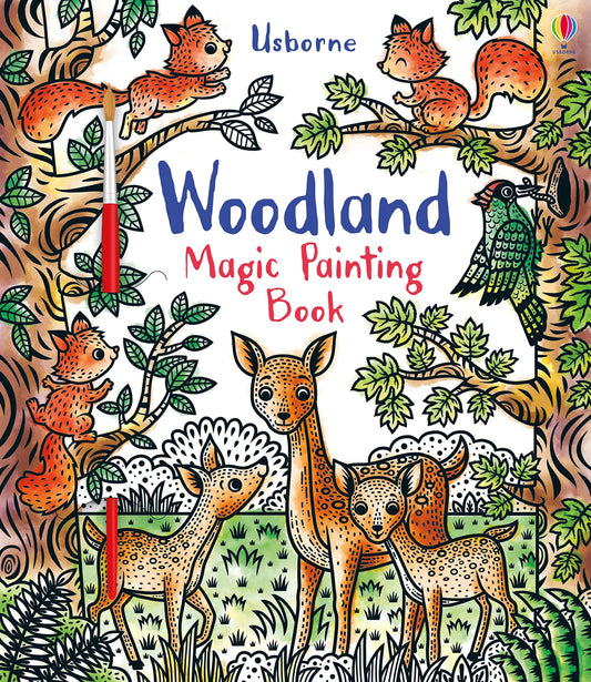 Woodland Magic Painting Book book cover