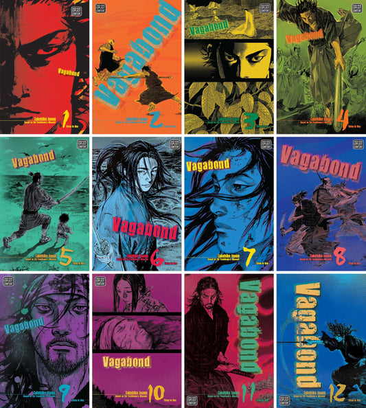 Vagabond (Volumes 1–12) VIZBIG Manga Set | Takehiko Inoue