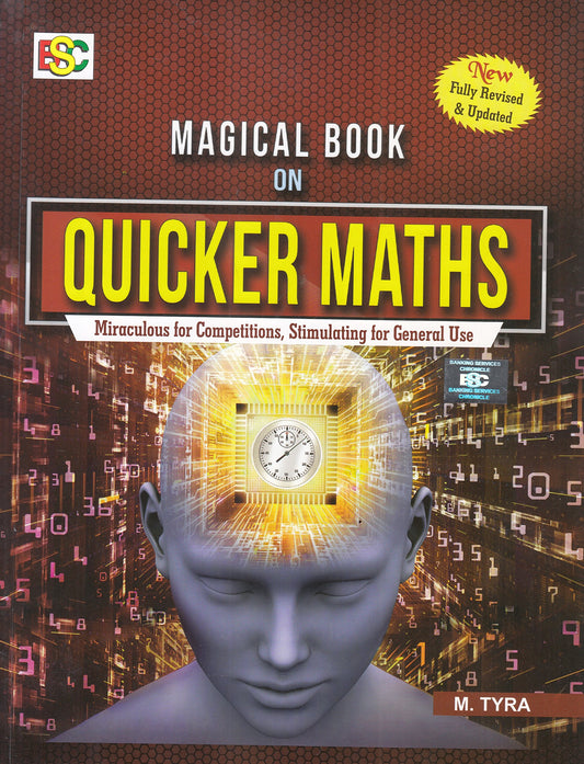 Magical Book On Quicker Maths by Manoj Tyra (Author) book cover