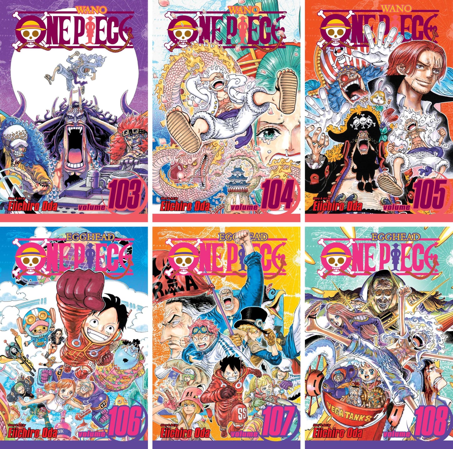 One Piece Manga Series Collection Box Sets by Eiichiro Oda