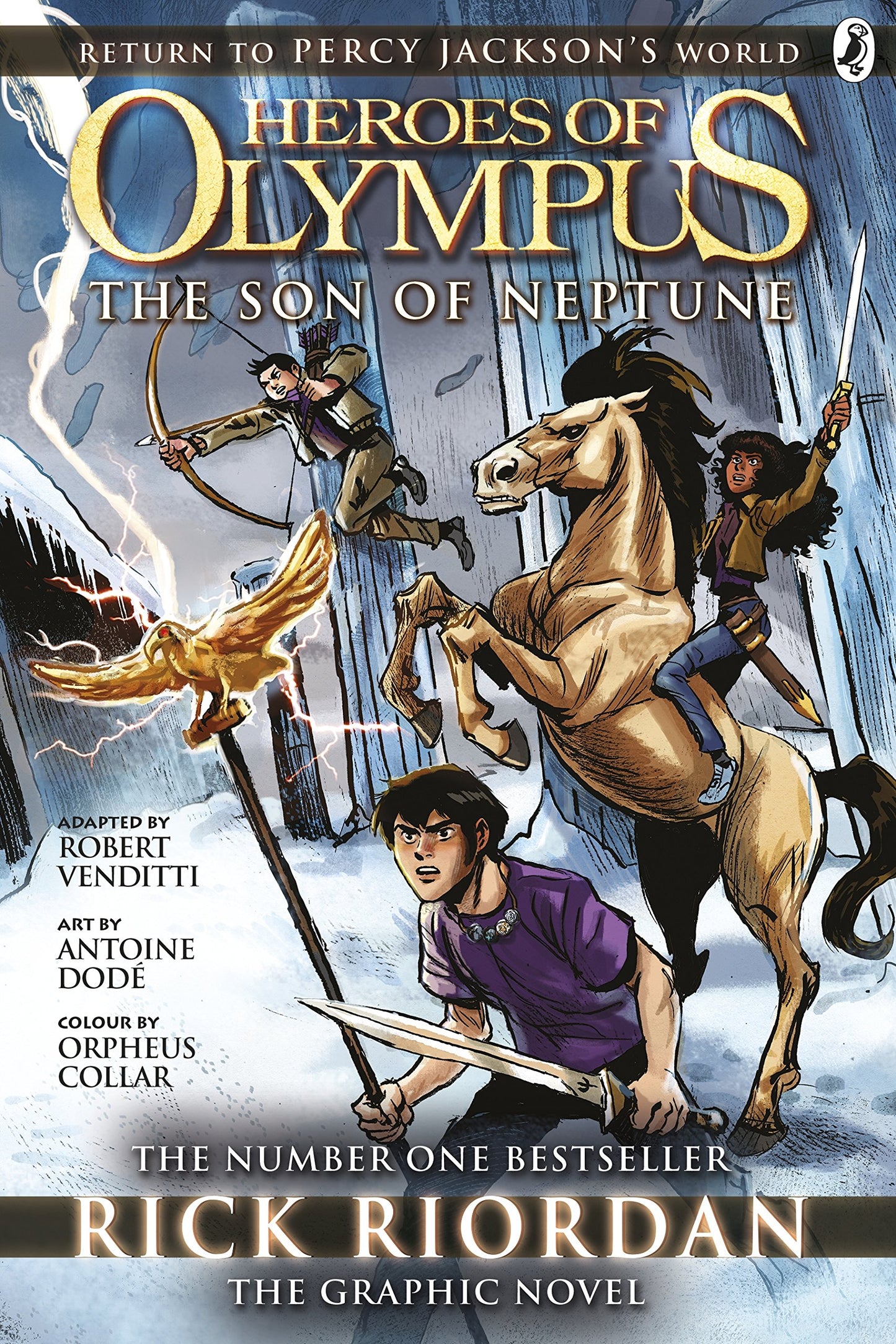 The Son of Neptune: The Graphic Novel (Heroes of Olympus Book 2) book cover