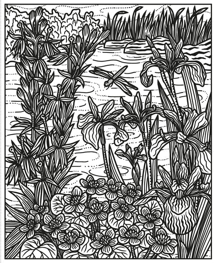 Wildflowers Magic Painting Book (Magic Painting Books)
