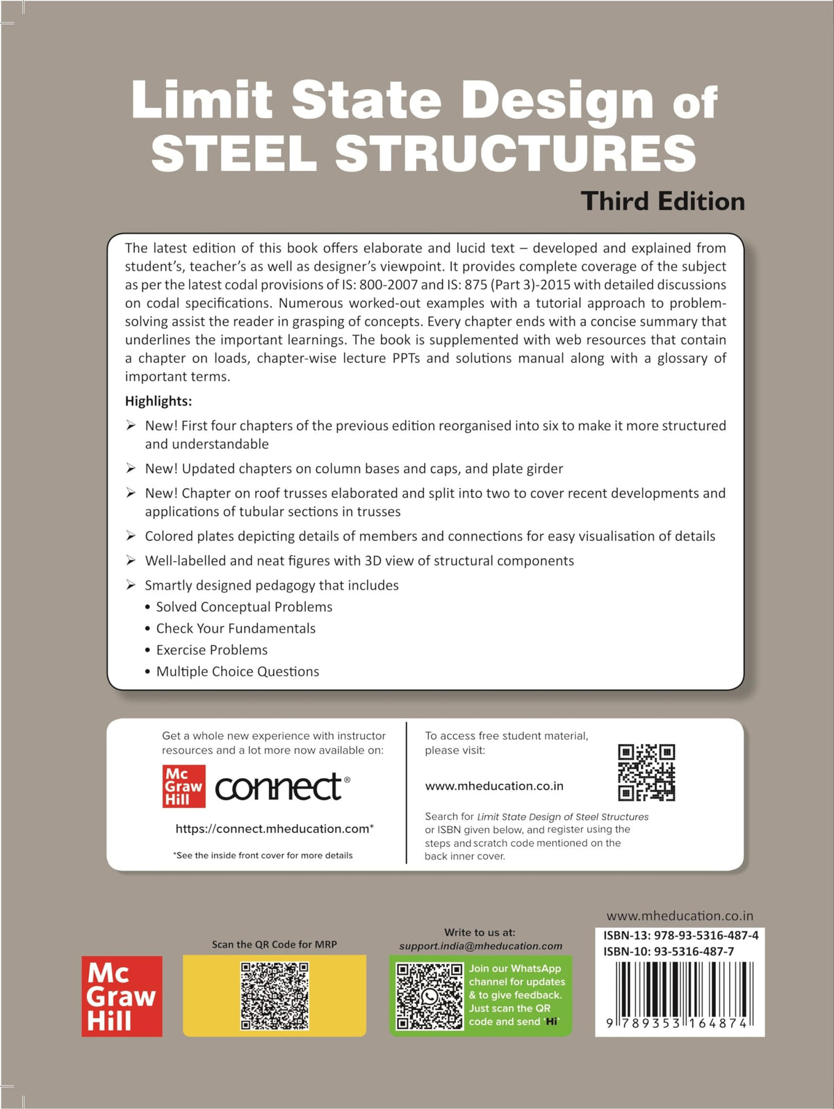 Limit State Design Of Steel Structures | 3rd Edition | S K Duggal