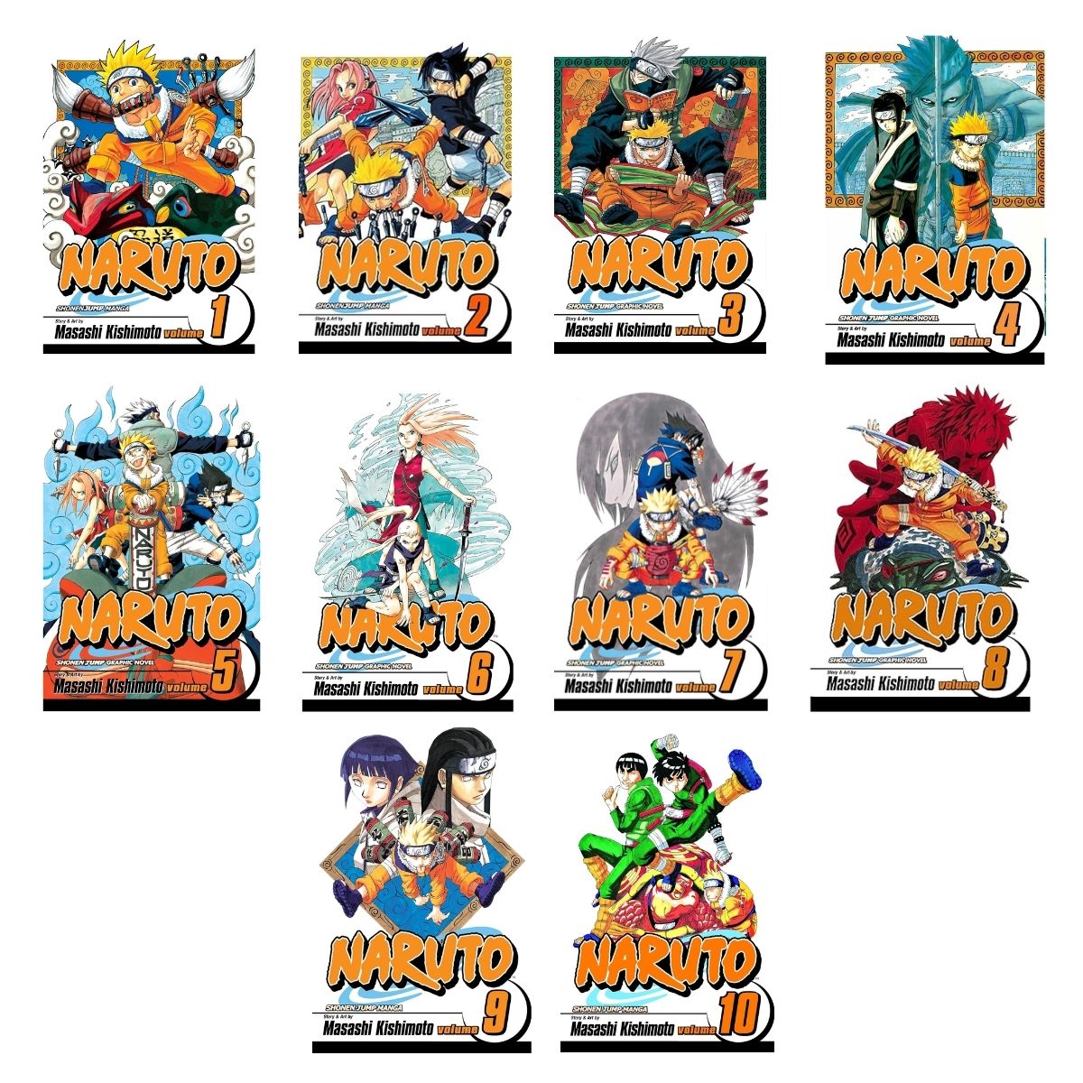 Naruto Manga Series Collection Box Sets by Masashi Kishimoto