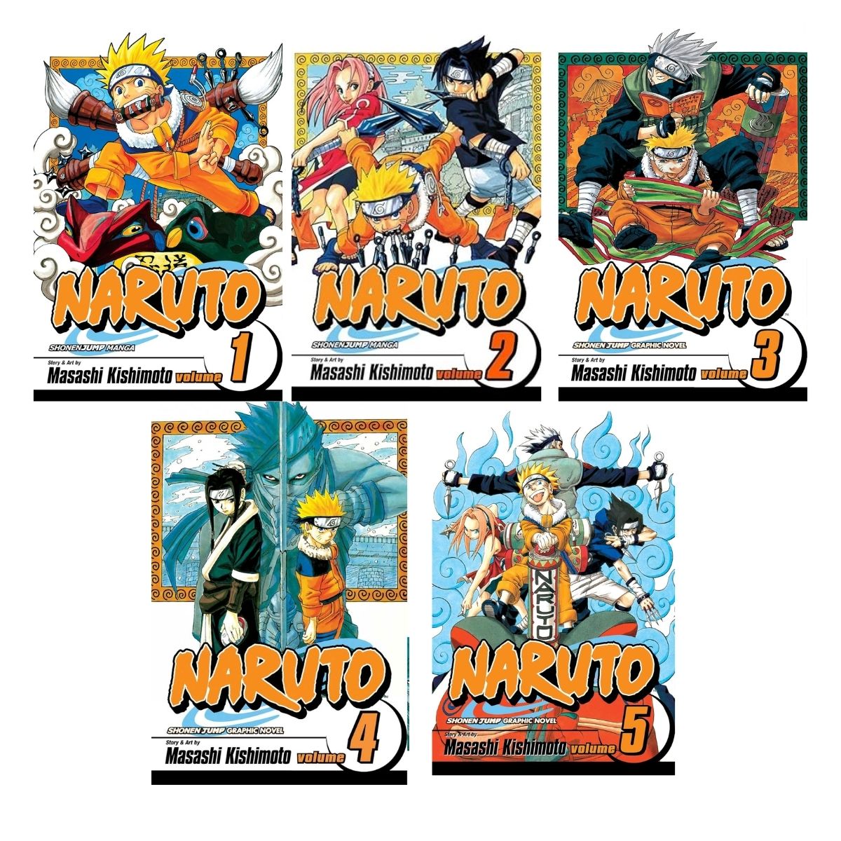 Naruto Manga Series Collection Box Sets by Masashi Kishimoto
