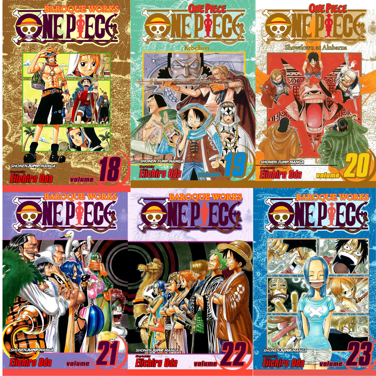 One Piece Box Set: East Blue and Baroque Works, Volumes 1-23