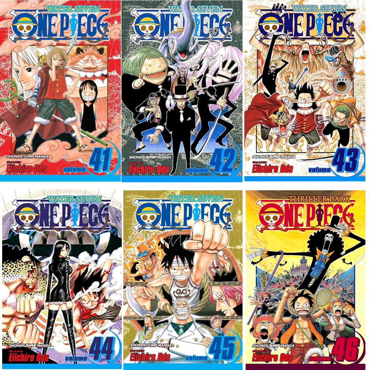 One Piece Box Set 2: Skypiea and Water Seven: Volumes 24-46 with Premium