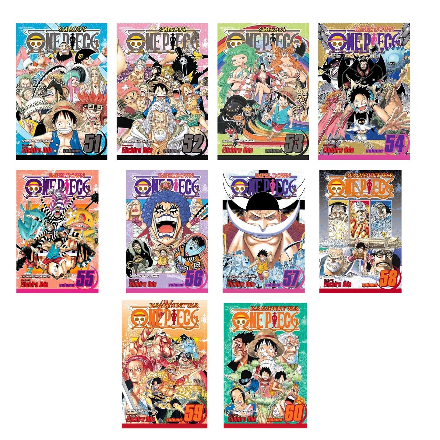 One Piece Manga Series Collection Box Sets by Eiichiro Oda