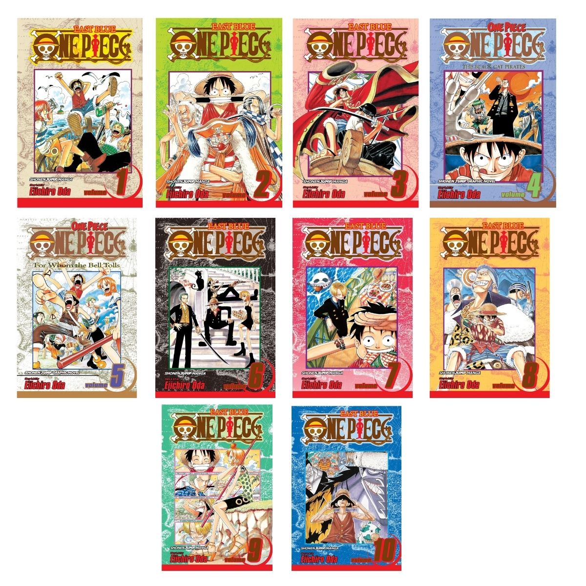 One Piece Manga Series Collection Box Sets by Eiichiro Oda