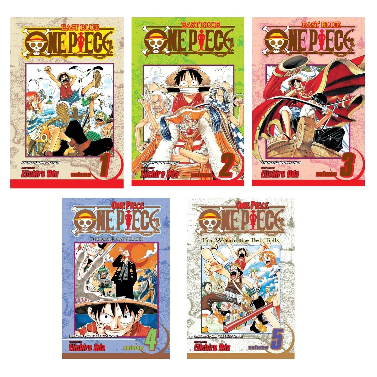 One Piece Manga Series Collection Box Sets by Eiichiro Oda