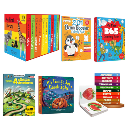 Children’s Early Learning & Activity Bestseller Combo (6 Books Set)