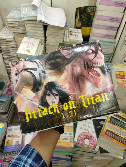 Attack on Titan Complete Box Set Vol. 1–21 by Hajime Isayama