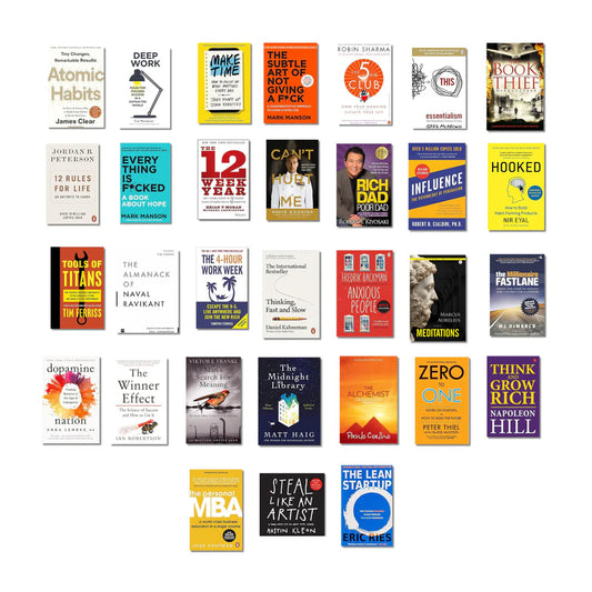 31 Titles (Complete Set) Productivity, Self-Help & Business Books Collection