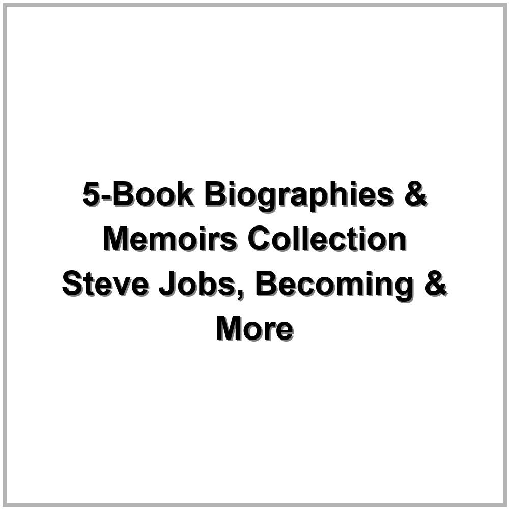 5-Book Biographies & Memoirs Collection – Steve Jobs, Becoming & More