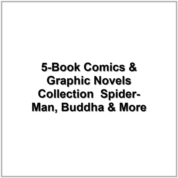 5-Book Comics & Graphic Novels Collection – Spider-Man, Buddha & More