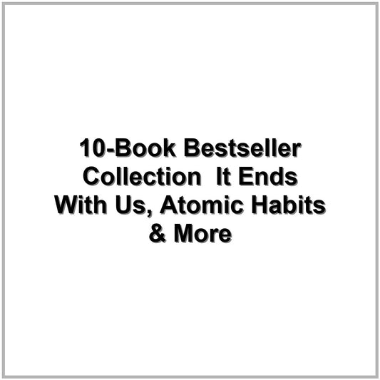 10-Book Bestseller Collection – It Ends With Us, Atomic Habits & More
