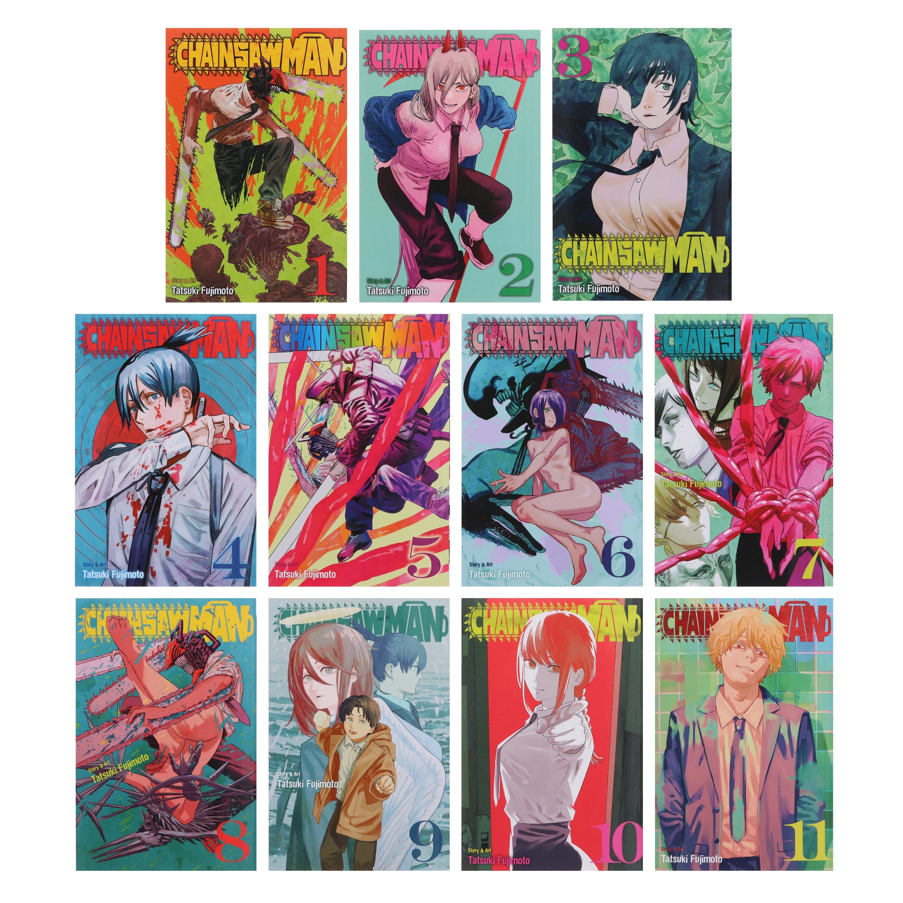 Chainsaw Man Box Set Vol. 1–11 by Tatsuki Fujimoto – Universal reads