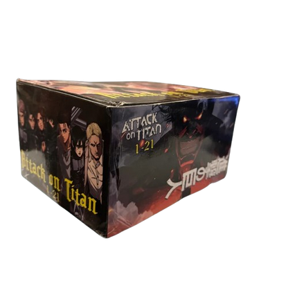 Attack on Titan Manga Box Set Volumes 1–21 + Eren Yeager Titan Form Action Figure 29cm | Anime Collector Combo