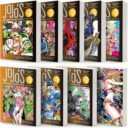 JoJo’s Bizarre Adventure Part 5: Golden Wind Manga Collection (Volumes 1–9) by Hirohiko Araki