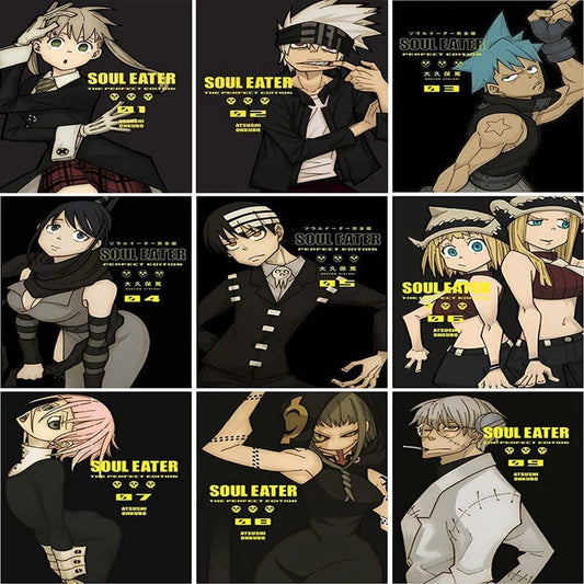 Soul Eater: The Perfect Edition Manga Set Vol. 1–9 by Atsushi Ohkubo (Complete Collector's Edition)